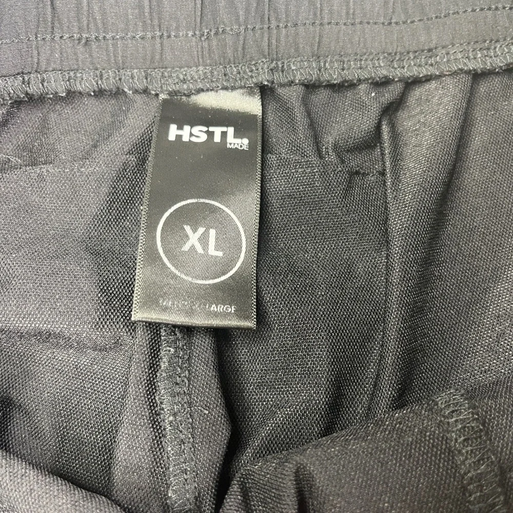 HSTL Made Mens XL Black Lightweight Jogger Pants Drawstring Athletic Casual‎